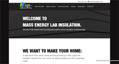 Desktop Screenshot of massenergylabinsulation.com