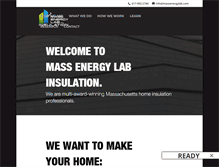 Tablet Screenshot of massenergylabinsulation.com